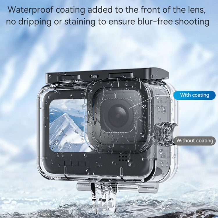 For GoPro Hero11 Black / HERO10 Black / HERO9 Black TELESIN Waterproof Case Full Scene Anti-Fog Underwater Diving Housing - HoMEdemic™ 