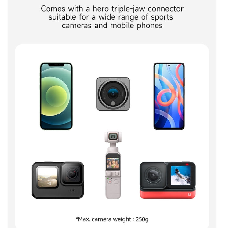 TELESIN 360 Degree Rotation Magnetic Backpack Clip Clamp Mount For Action Camera - HoMEdemic™ 