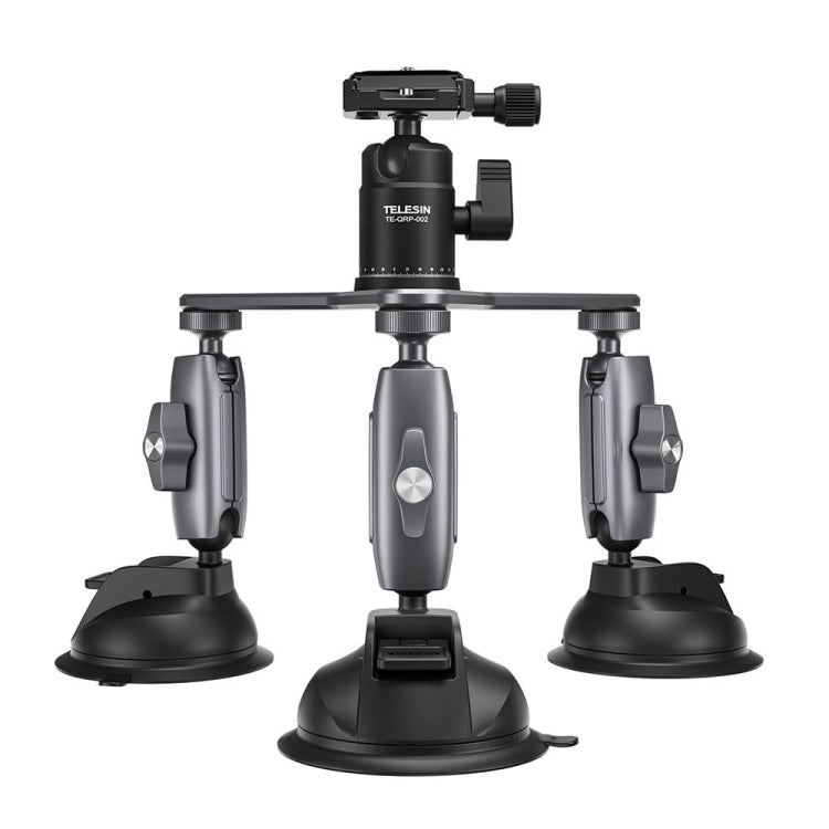 TELESIN Suction Cup Action Camera Tripod Mount for Car Holder Stand Bracket - HoMEdemic™ 