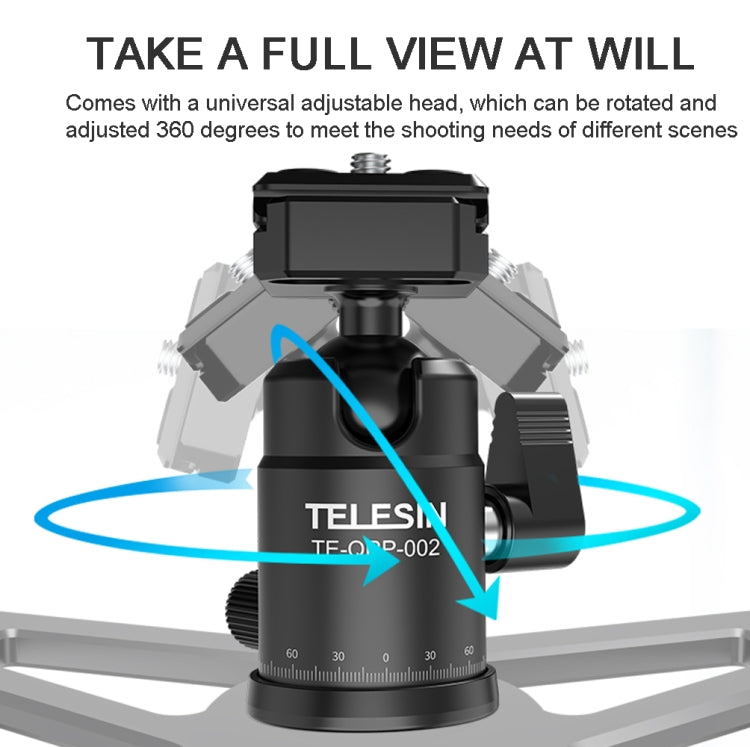 TELESIN Suction Cup Action Camera Tripod Mount for Car Holder Stand Bracket - HoMEdemic™ 