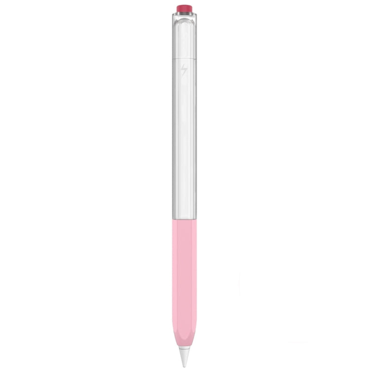 For Apple Pencil 2 AhaStyle PT-LC05 Jelly Style Translucent Silicone Protective Pen Case(Pink) - HoMEdemic™ 