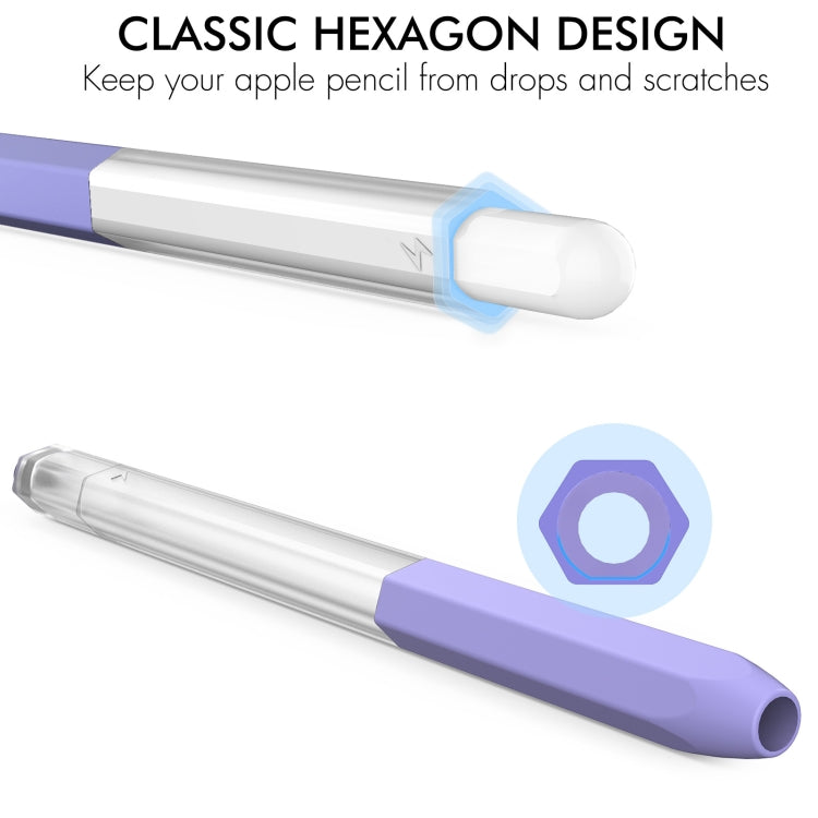 For Apple Pencil 2 AhaStyle PT-LC05 Jelly Style Translucent Silicone Protective Pen Case(Blue) - HoMEdemic™ 