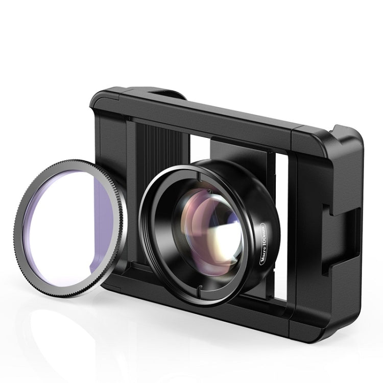 APEXEL CM-HB100CPL HB100mm HD External Macro Mobile Phone Lens with CPL(Black) - HoMEdemic™ 