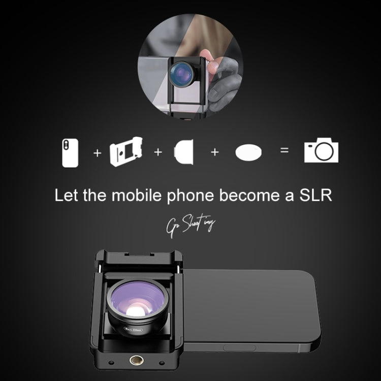 APEXEL CM-HB100CPL HB100mm HD External Macro Mobile Phone Lens with CPL(Black) - HoMEdemic™ 