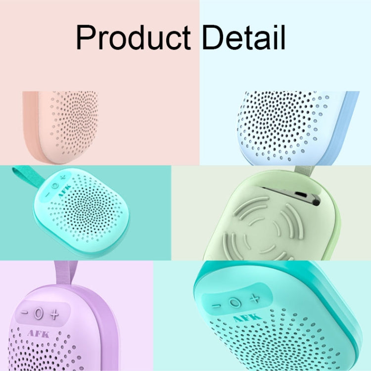 AFK BT-513 TWS Mini Portable RGB Light Bluetooth Speaker 3D Sound Effect Waterproof Bluetooth Audio(Blue) - HoMEdemic™ 