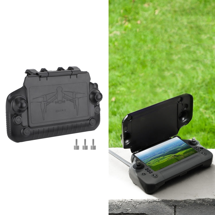 Sunnylife YK570 For DJI RC Plus Remote Control Protective Hood Plate Protective Cover(Black) - HoMEdemic™ 