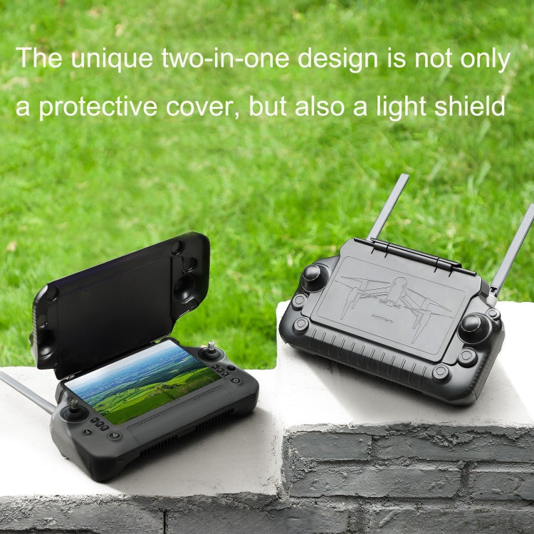 Sunnylife YK570 For DJI RC Plus Remote Control Protective Hood Plate Protective Cover(Black) - HoMEdemic™ 