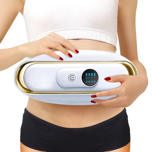 Smart Abdominal Massage Hot Compress Belt Girls Menstrual Period Massager(White) - HoMEdemic™ 