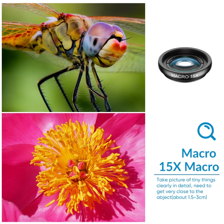 APEXEL APL-22XDG9 22X External Camera Adjustable Focus Mobile Phone Lens(10 in 1) - HoMEdemic™ 