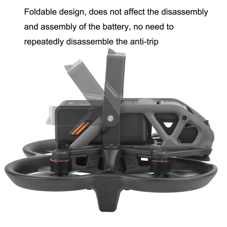 Sunnylife AT-DC503 For DJI Avata Battery Anti-Release Buckle Anti-Loose Falling Folding Buckle(Black) - HoMEdemic™ 