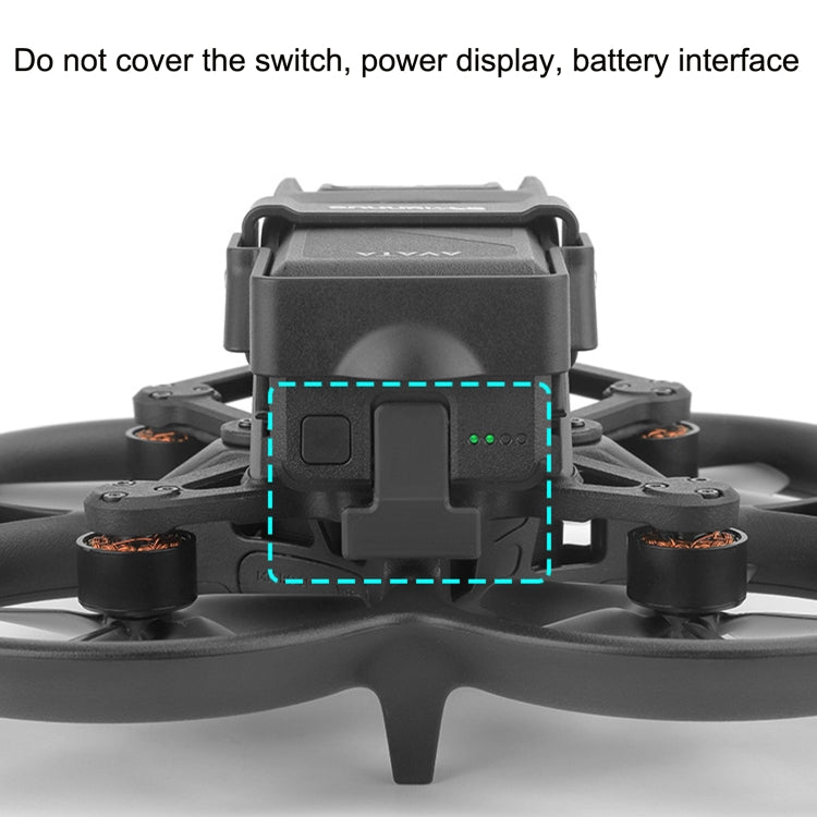 Sunnylife AT-DC503 For DJI Avata Battery Anti-Release Buckle Anti-Loose Falling Folding Buckle(Black) - HoMEdemic™ 