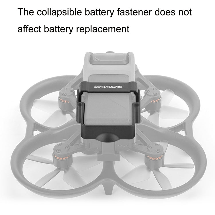 Sunnylife AT-DC503 For DJI Avata Battery Anti-Release Buckle Anti-Loose Falling Folding Buckle(Black) - HoMEdemic™ 