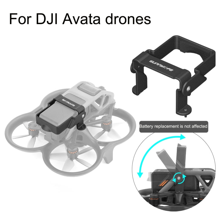 Sunnylife AT-DC503 For DJI Avata Battery Anti-Release Buckle Anti-Loose Falling Folding Buckle(Black) - HoMEdemic™ 