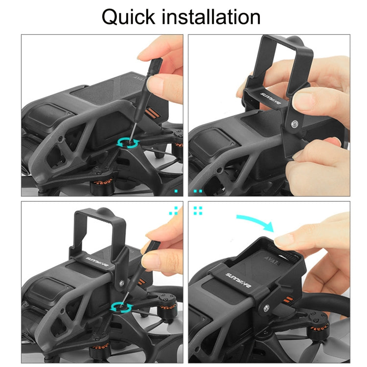 Sunnylife AT-DC503 For DJI Avata Battery Anti-Release Buckle Anti-Loose Falling Folding Buckle(Black) - HoMEdemic™ 