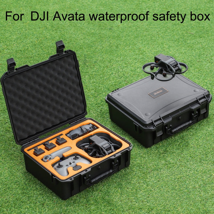 Sunnylife AQX-9 For DJI Avata Flying Glasses Waterproof Large Capacity Protective Carrying Case(Black) - HoMEdemic™ 