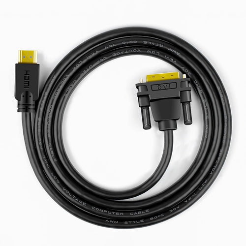 1m JINGHUA HDMI To DVI Transfer Cable Graphics Card Computer Monitor HD Cable - HoMEdemic™ 