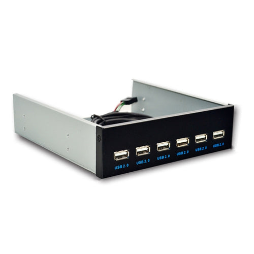 7 Port USB2.0 Optical Drive Bit Front Panel, Style: Flat Mouth - HoMEdemic™ 