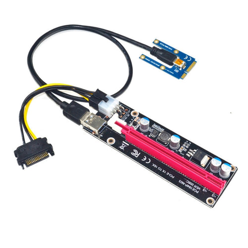 PCE164P-N03 VER006C Mini PCI-E 1X To 16X Riser For Laptop External Image Card, Spec: Blackboard 6pin - HoMEdemic™ 