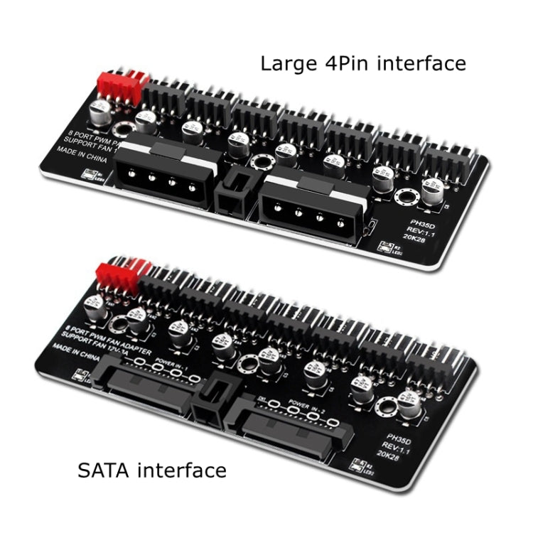 PWM Fan Hub Computer CPU Fan Extender(Big 4Pin Interface) - HoMEdemic™ 