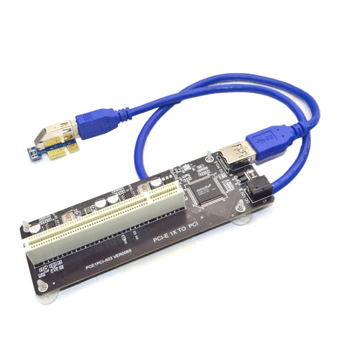 PCI-E 1X To Single PCI Riser Card Extend Adapter Add Expansion Card For PC Computer - HoMEdemic™ 