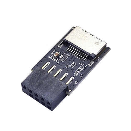 USB 2.0 Front Panel Header USB 9pin To USB 2.0 Type-E Internal Adapter - HoMEdemic™ 