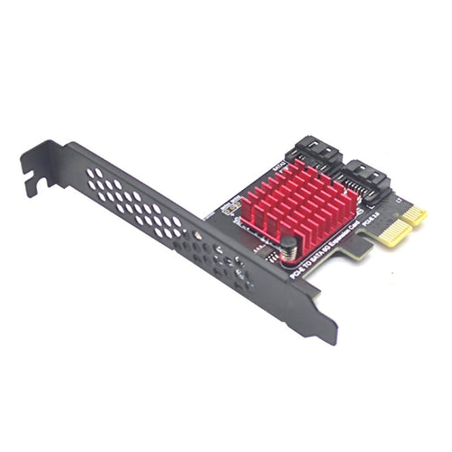 PCI-E 1X GEN3 To SATA3.0 Expansion Card 2 Ports 6Gbps Transfer Expansion IPFS Hard Disk - HoMEdemic™ 