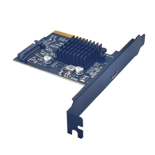 PCI-E 4X To  USB3.2 Gen2x2 Type-C 20Gbps SATA Expansion Card Asmedia ASM3242 Chip - HoMEdemic™ 