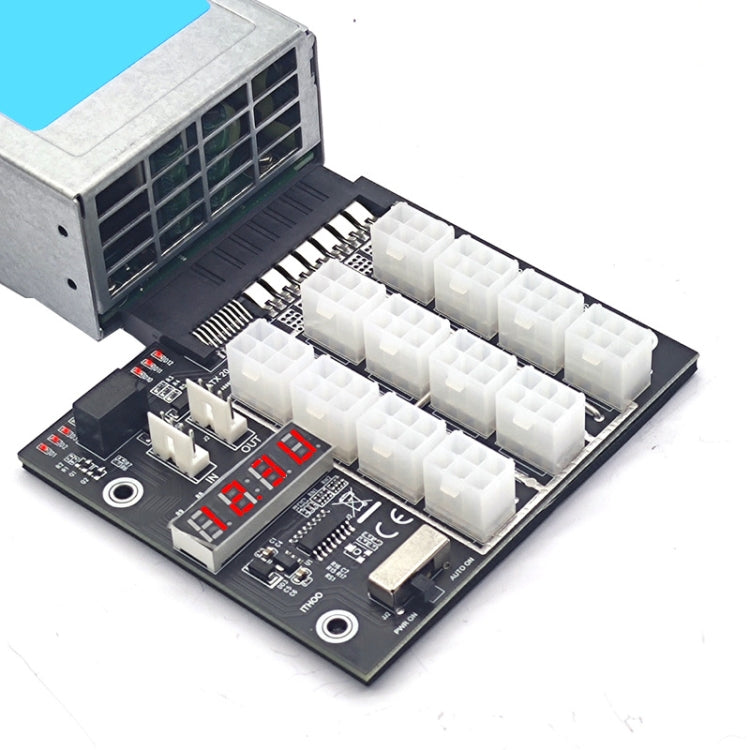 2200W To 6P Graphics Card Power Board For HP Server Power Supply(Black) - HoMEdemic™ 