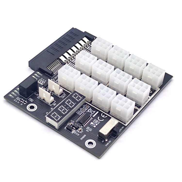2200W To 6P Graphics Card Power Board For HP Server Power Supply(Black) - HoMEdemic™ 
