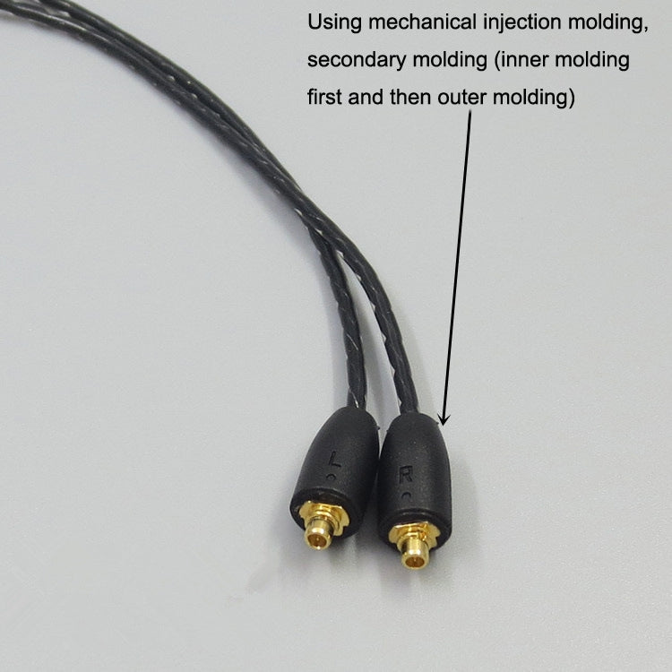 For Shure MMCX / SE215 / SE425 / SE535 / SE846 / UE900 / Waston Headset Cable(Black) - HoMEdemic™ 
