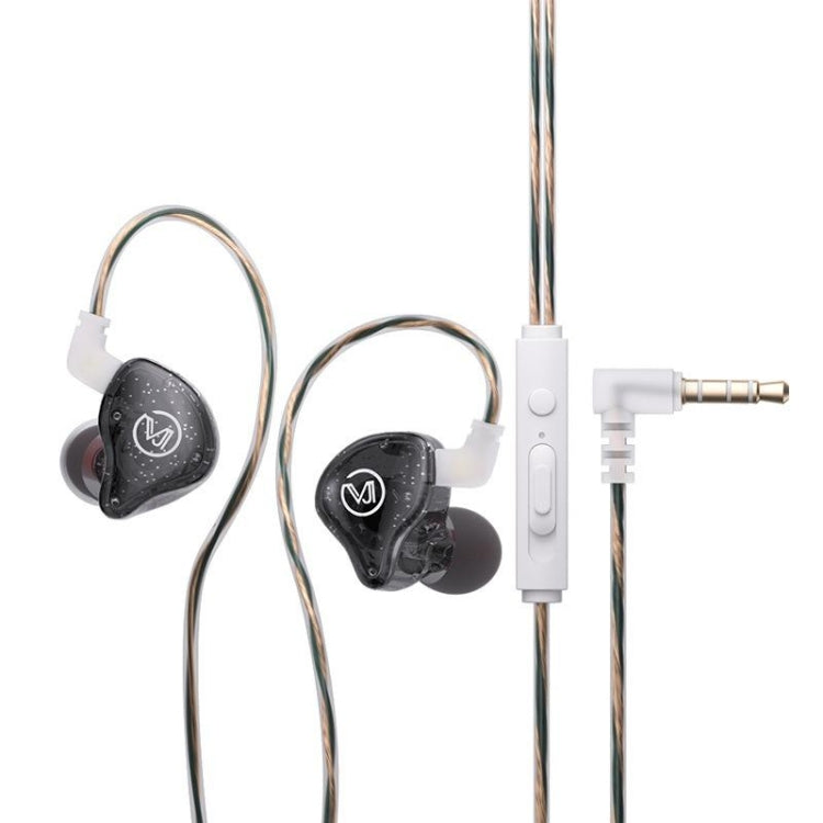 CVJ In Ear Wired Round Holes Universal Game Earphone(Black) - HoMEdemic™ 
