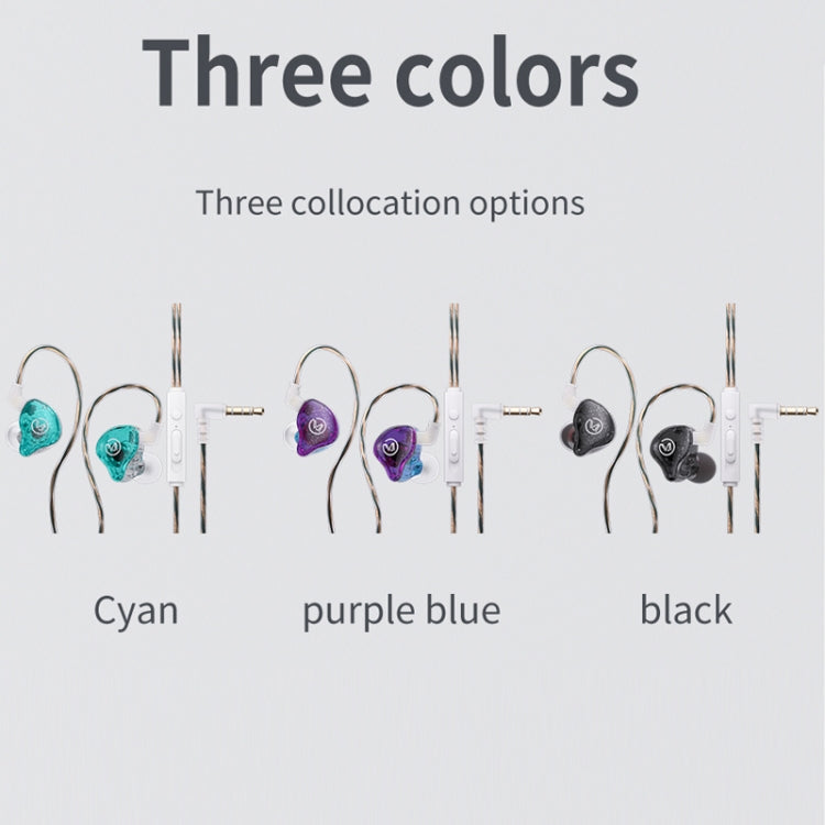 CVJ In Ear Wired Round Holes Universal Game Earphone(Black) - HoMEdemic™ 