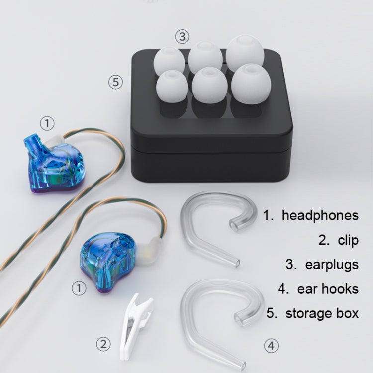 CVJ In Ear Wired Round Holes Universal Game Earphone(Black) - HoMEdemic™ 
