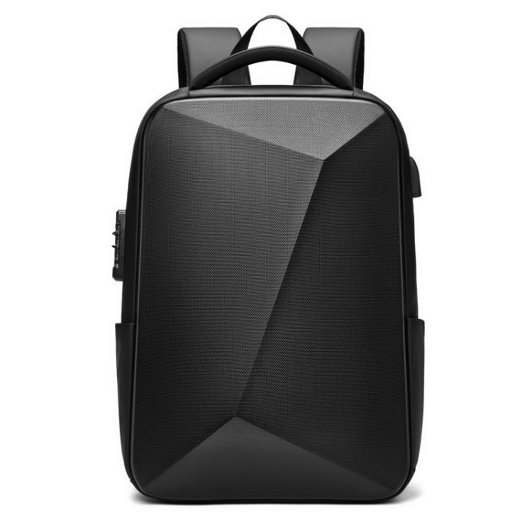 EVA Hard Shell Expandable Laptop Backpack with USB Port Multifunctional Business Travel Backpack(Black) - HoMEdemic™ 
