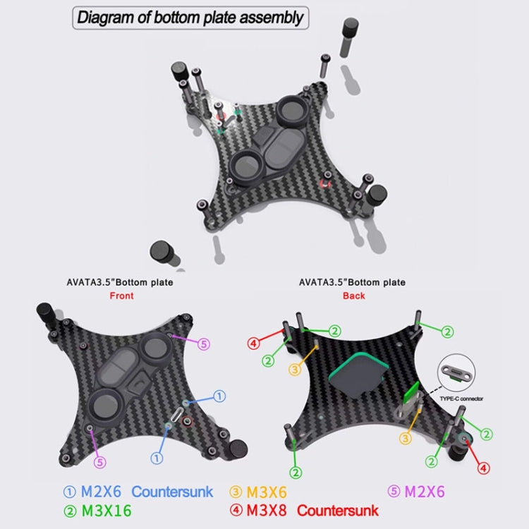 Suitable for DJI Avata 3.5-inch Upgrade Frame Kit, Style: Rack - HoMEdemic™ 