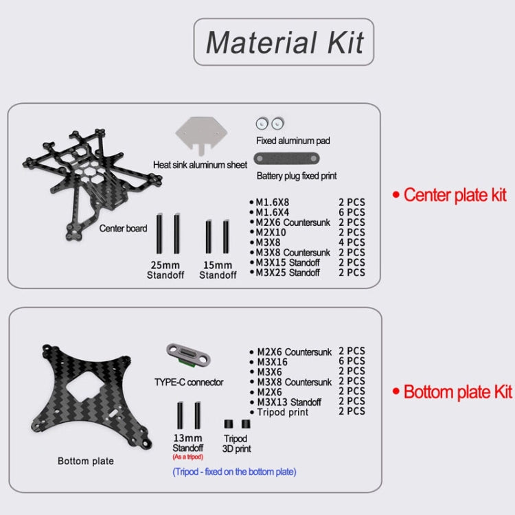 Suitable for DJI Avata 3.5-inch Upgrade Frame Kit, Style: Rack - HoMEdemic™ 