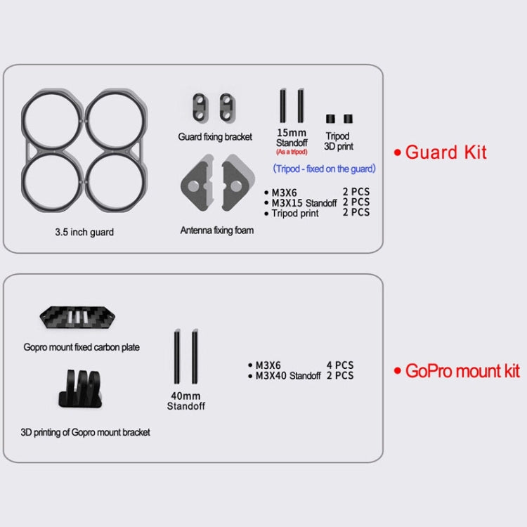 Suitable for DJI Avata 3.5-inch Upgrade Frame Kit, Style: Rack - HoMEdemic™ 
