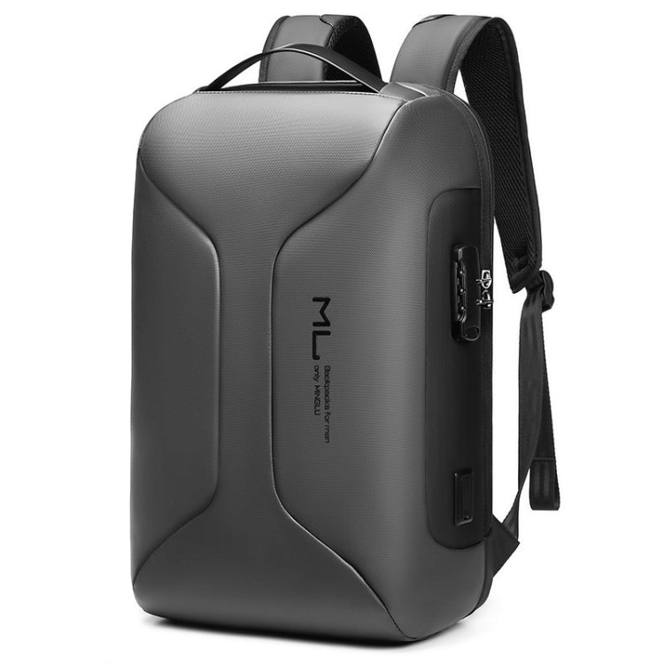 Business Large Capacity Travel Bag Multifunctional Waterproof Laptop Backpack With USB Port(Light Grey) - HoMEdemic™ 