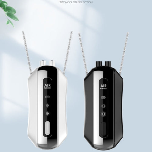 Portable Negative Ion Air Purifier Home Hanging Neck Purifier, Style: Rope Style (White) - HoMEdemic™ 