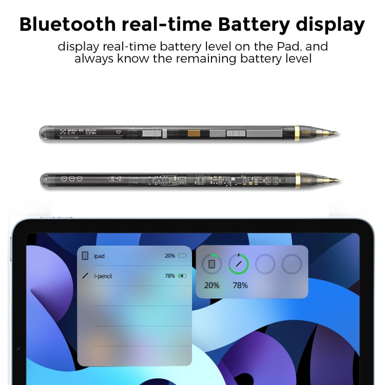 AhaStyle PE03 For iPad 2018-2022 Series Fast Charging Long Standby Transparent Touch Screen Pen - HoMEdemic™ 