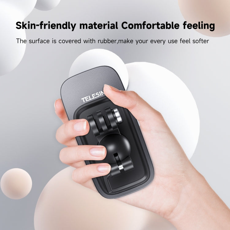 TELESIN 360 Degree Rotation Backpack Clip Clamp Mount For Action Camera - HoMEdemic™ 