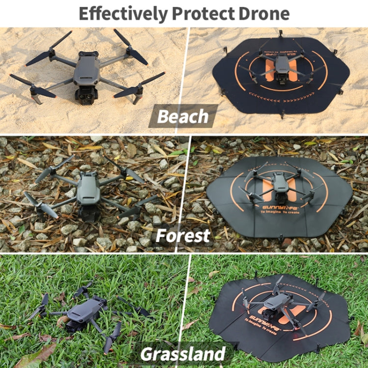 Sunnylife TJP11 80cm Hexagonal Double-sided Folding With Ground Spikes Drone Universal Apron - HoMEdemic™ 
