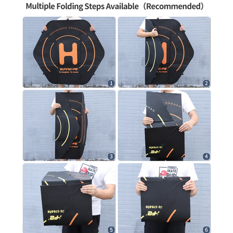 Sunnylife TJP10 110cm Hexagonal Double-Sided Folding With Ground Spikes Drone Universal Apron - HoMEdemic™ 