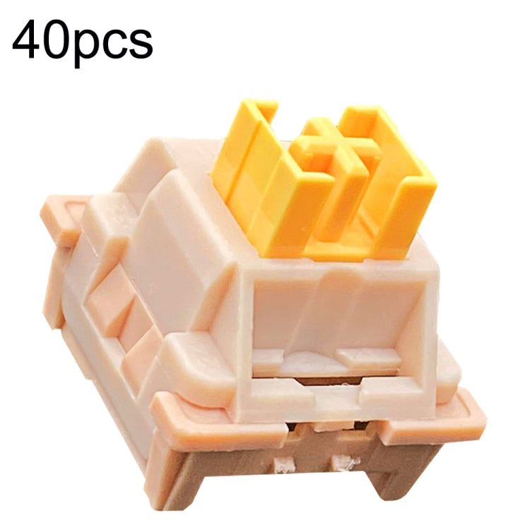 40pcs Customized Hot Swap Mechanical Keyboard 3Pin Shaft(Peach Linear Mute Shaft) - HoMEdemic™ 