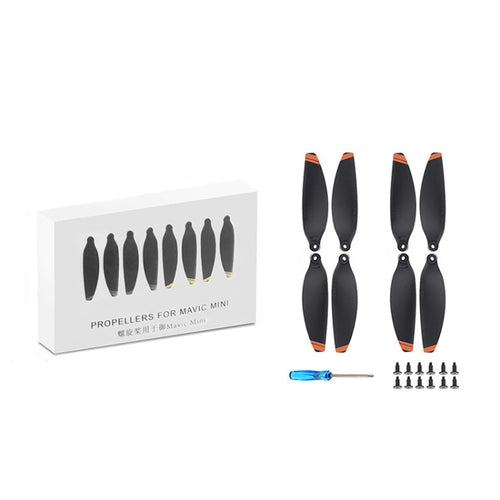 For DJI Mavic Mini 4726F Wing Propeller Blade Drone Accessories, Spec:  2pairs Orange Edge - HoMEdemic™ 