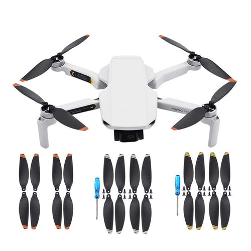 For DJI Mavic Mini 4726F Wing Propeller Blade Drone Accessories, Spec:  2pairs Orange Edge - HoMEdemic™ 