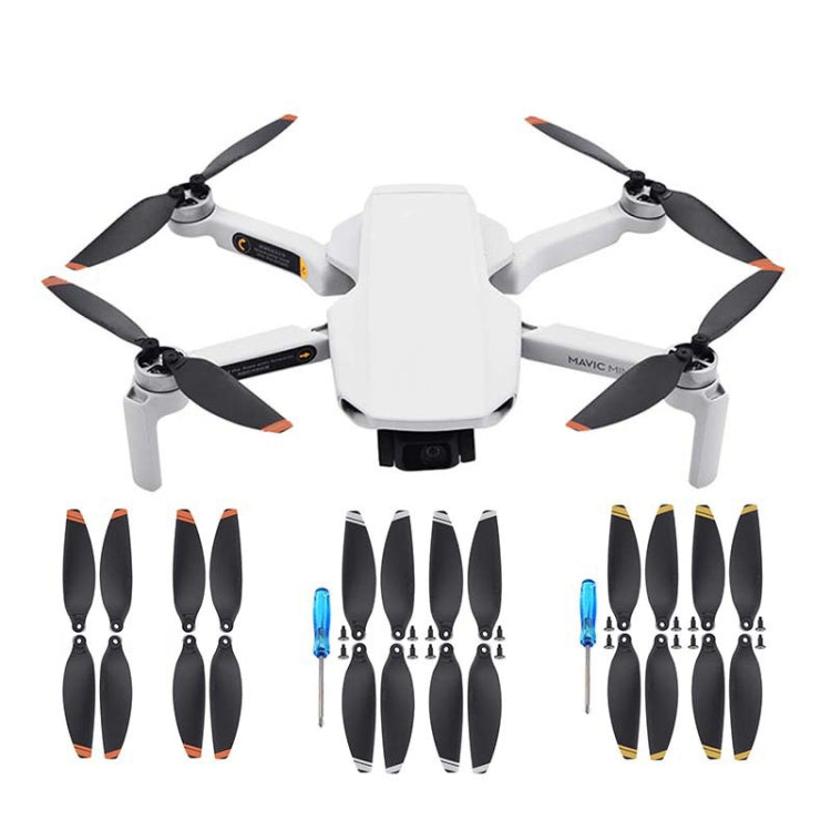 For DJI Mavic Mini 4726F Wing Propeller Blade Drone Accessories, Spec: 2pairs Golden Edge - HoMEdemic™ 