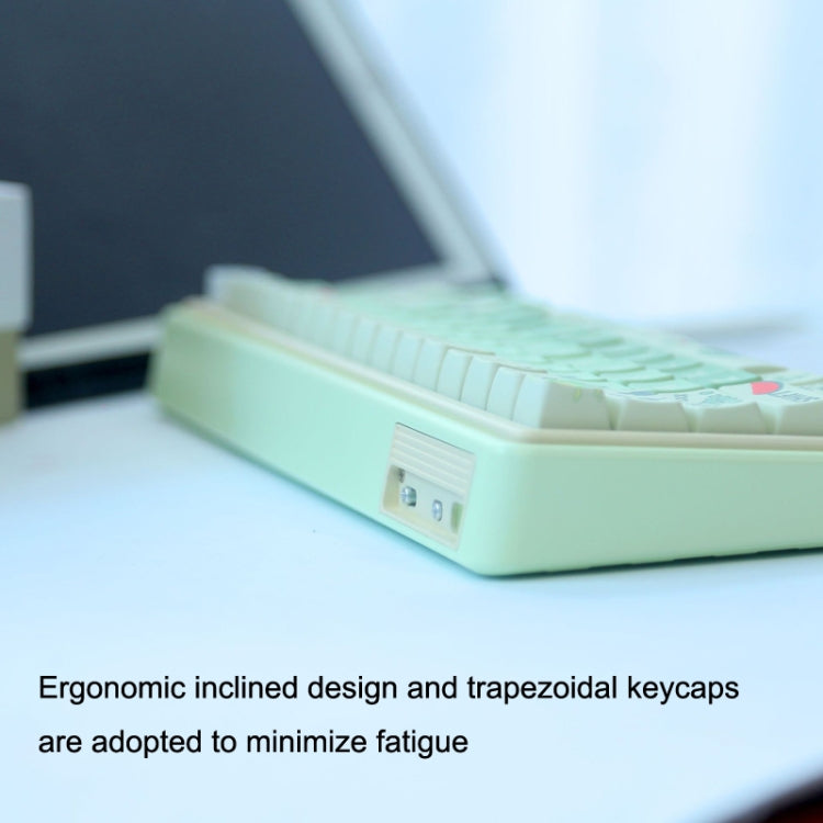Bluetooth Wireless 3-mode RGB Backlit Gaming Mechanical Keyboard Aluminum Alloy Kit + Keycap(Light Green) - HoMEdemic™ 