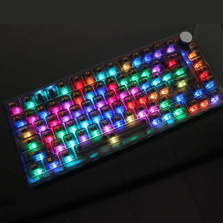 82 Keys Bluetooth Wireless 3-mode RGB Hot-plug Customized Mechanical Keyboard Kit + Keycap(Black) - HoMEdemic™ 
