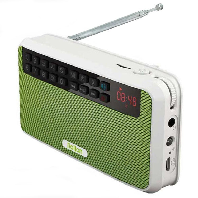 Rolton E500 Bluetooth Speaker 2.1-Channel Built-In Microphone Supports FM Radio(Green) - HoMEdemic™ 